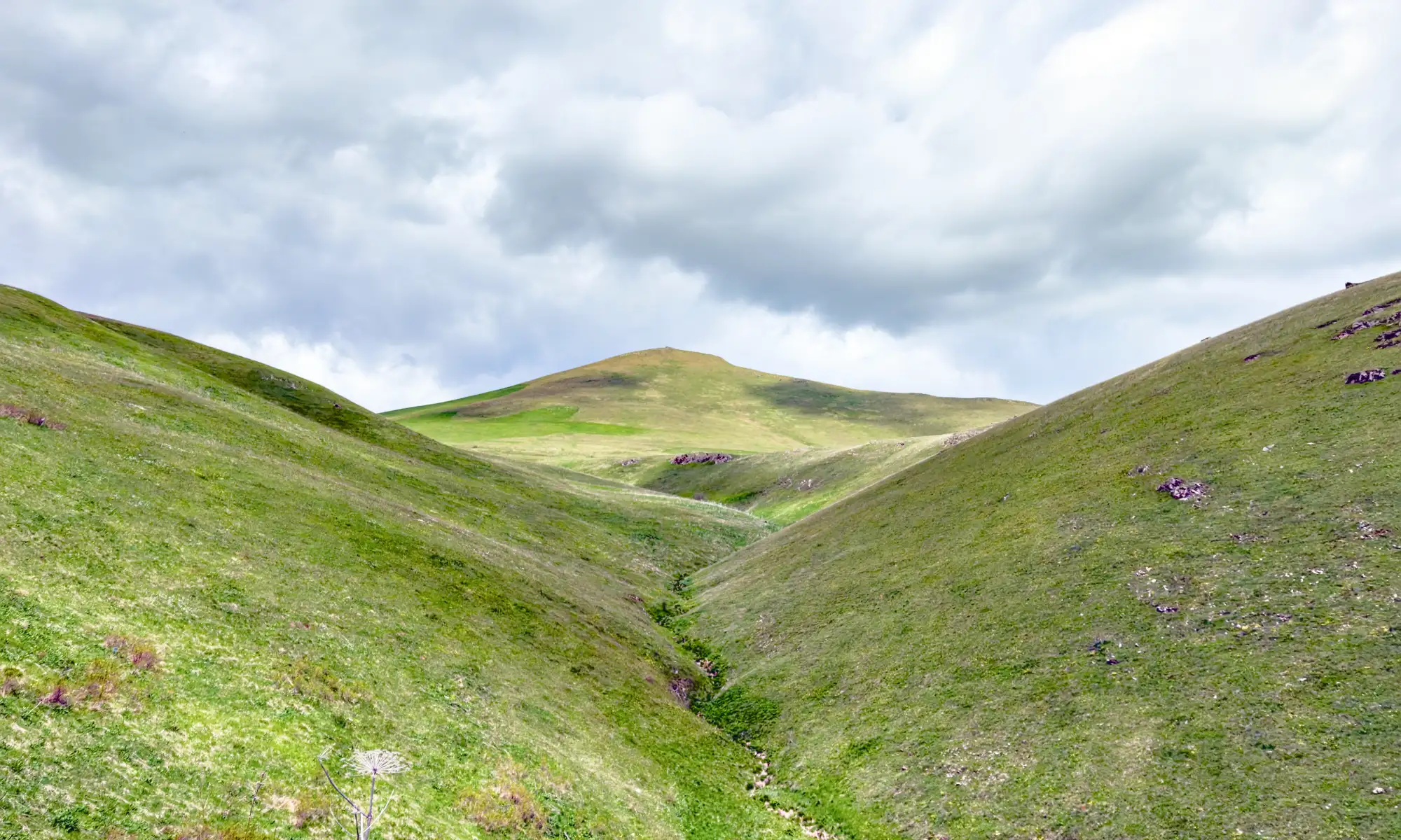 Green hills of Chambarak, Gegharkunik region, Armenia